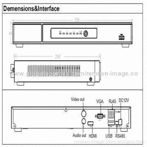 IP NVR, PoE, Supports 32 Channels, High Definition H.264